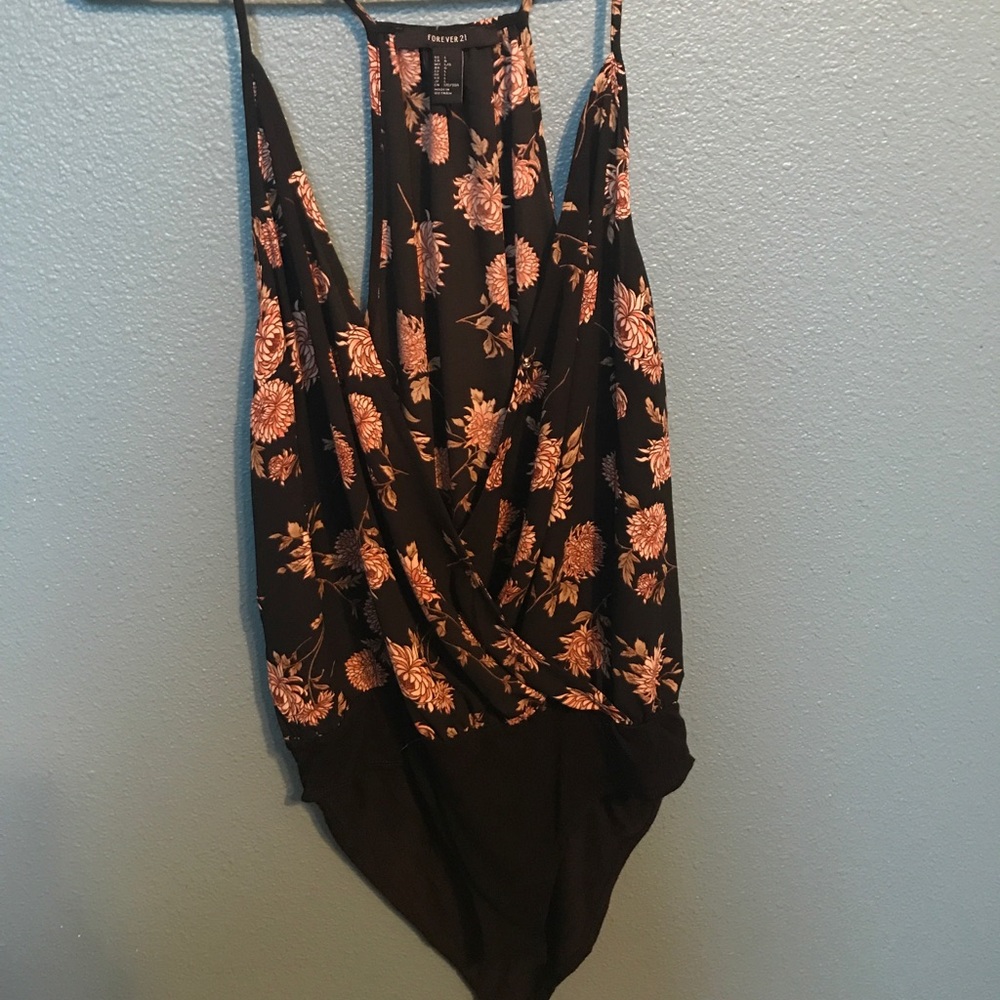 Forever 21 Floral Bodysuit